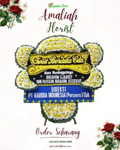 Papan Bunga Duka di Cimanggu